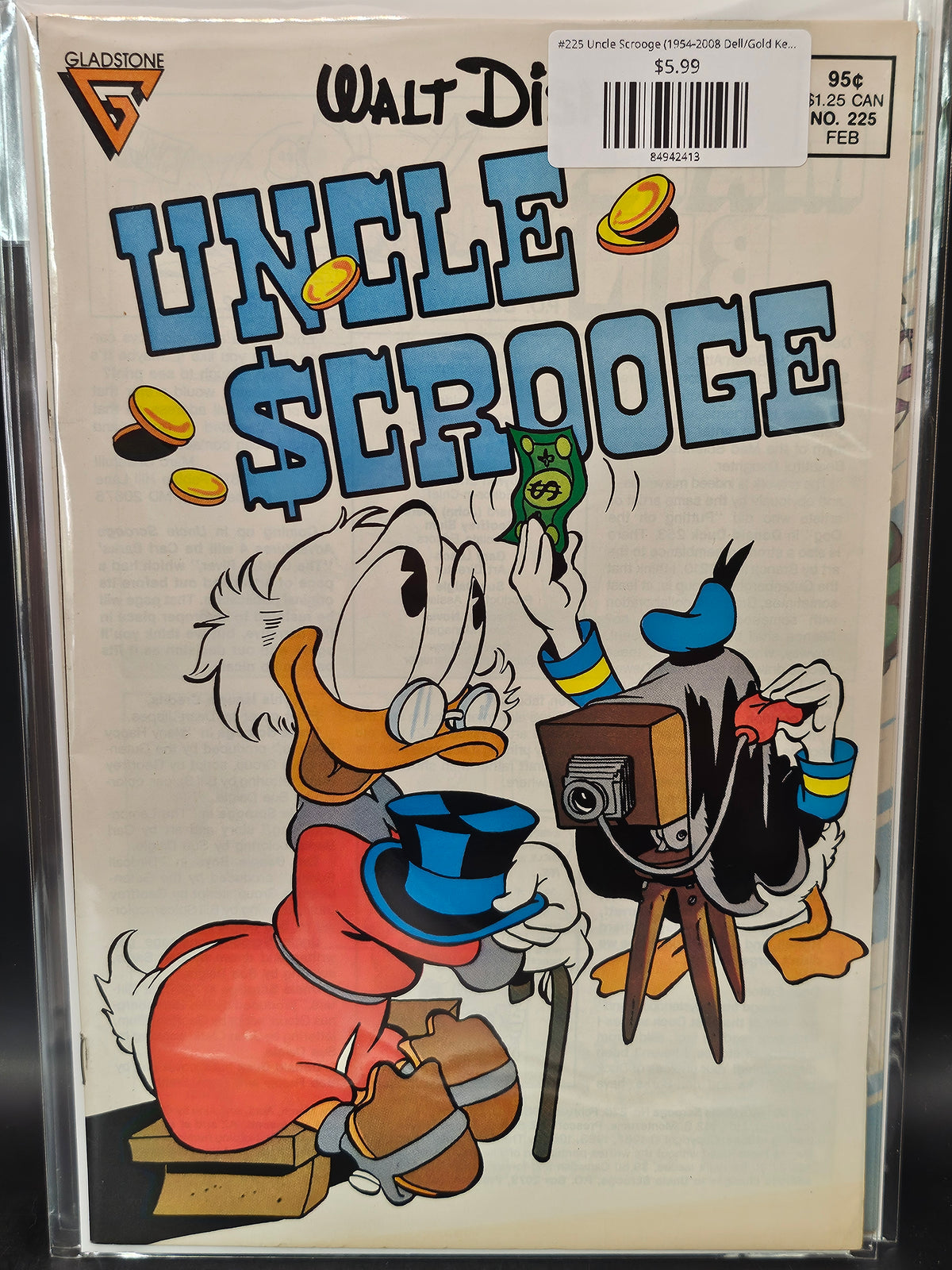 #225 Uncle Scrooge (1954-2008 Dell/Gold Key/Gladstone/Gemstone)