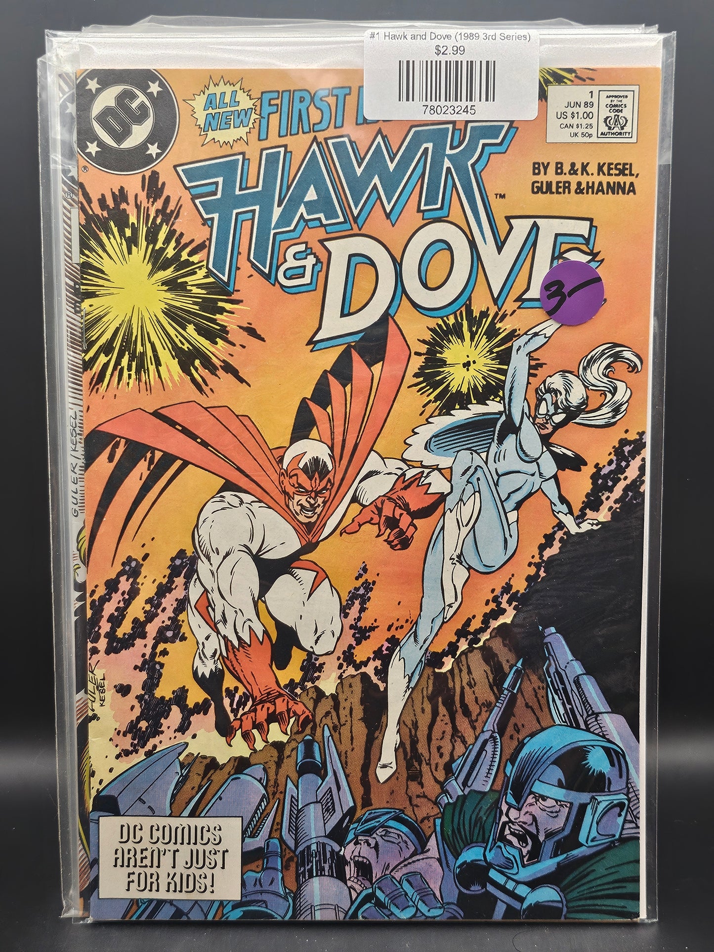#1 Hawk and Dove (1989 3rd Series)