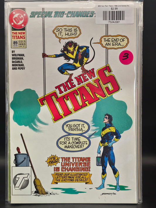 #89 New Teen Titans (1984 2nd Series) New Titans