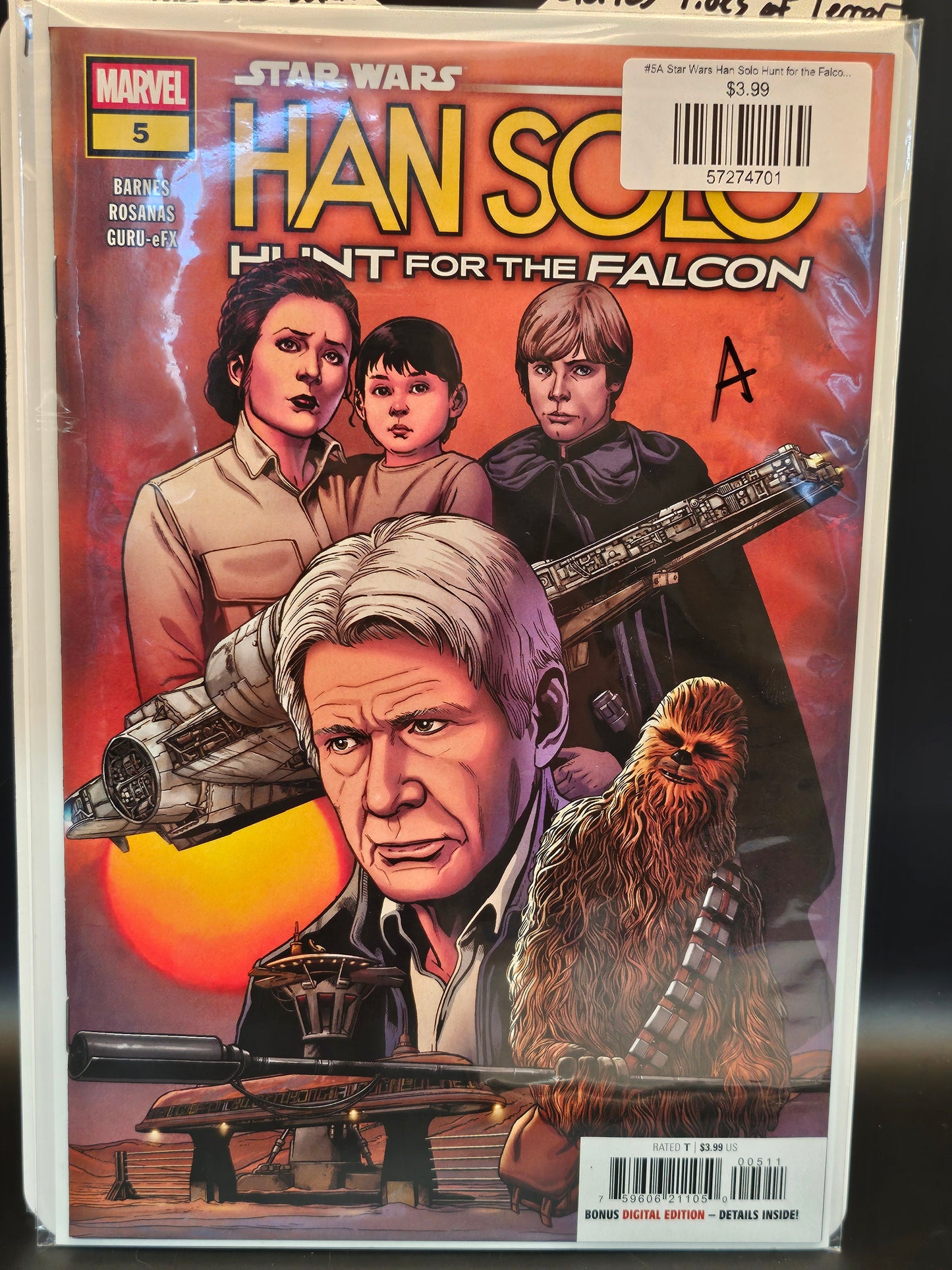 #5A Star Wars Han Solo Hunt for the Falcon (2025 Marvel)