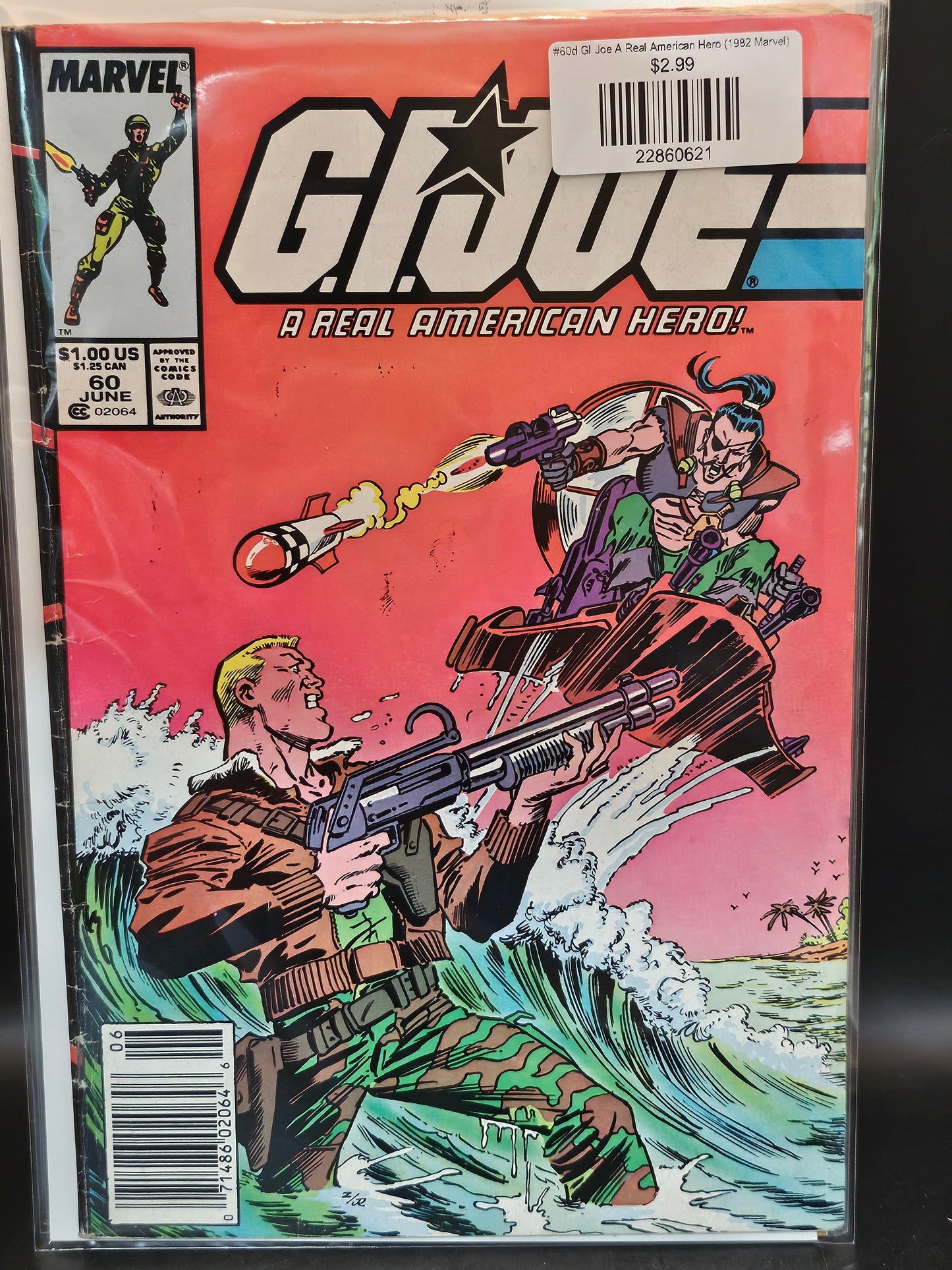 #60d GI Joe A Real American Hero (1982 Marvel)