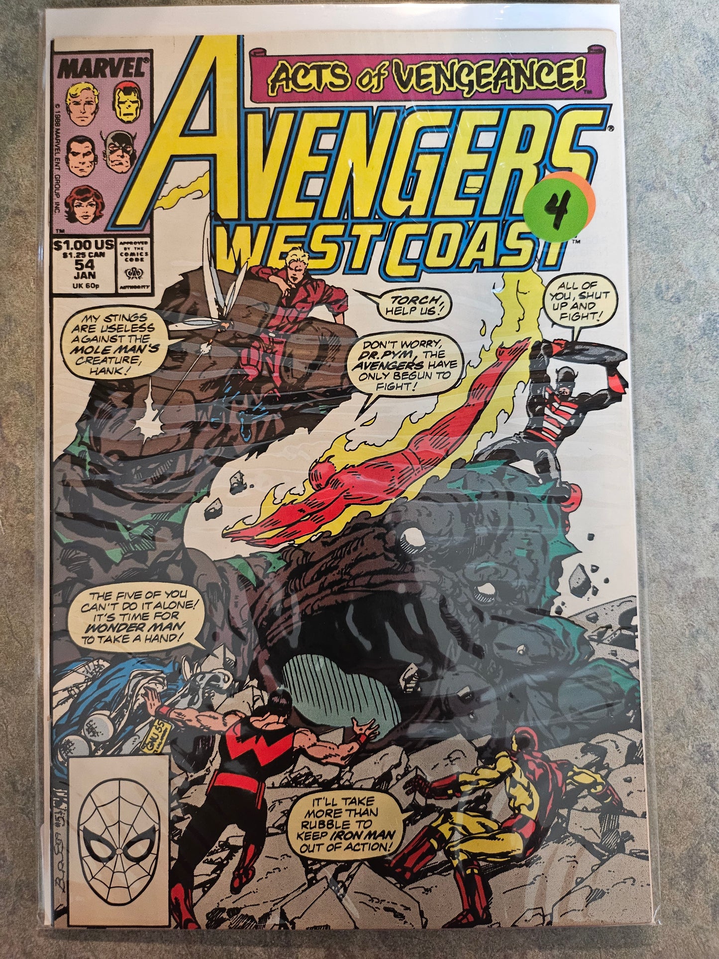 Avengers West Coast – Marvel Comics – (1989–1994) – Volume 1 – #54