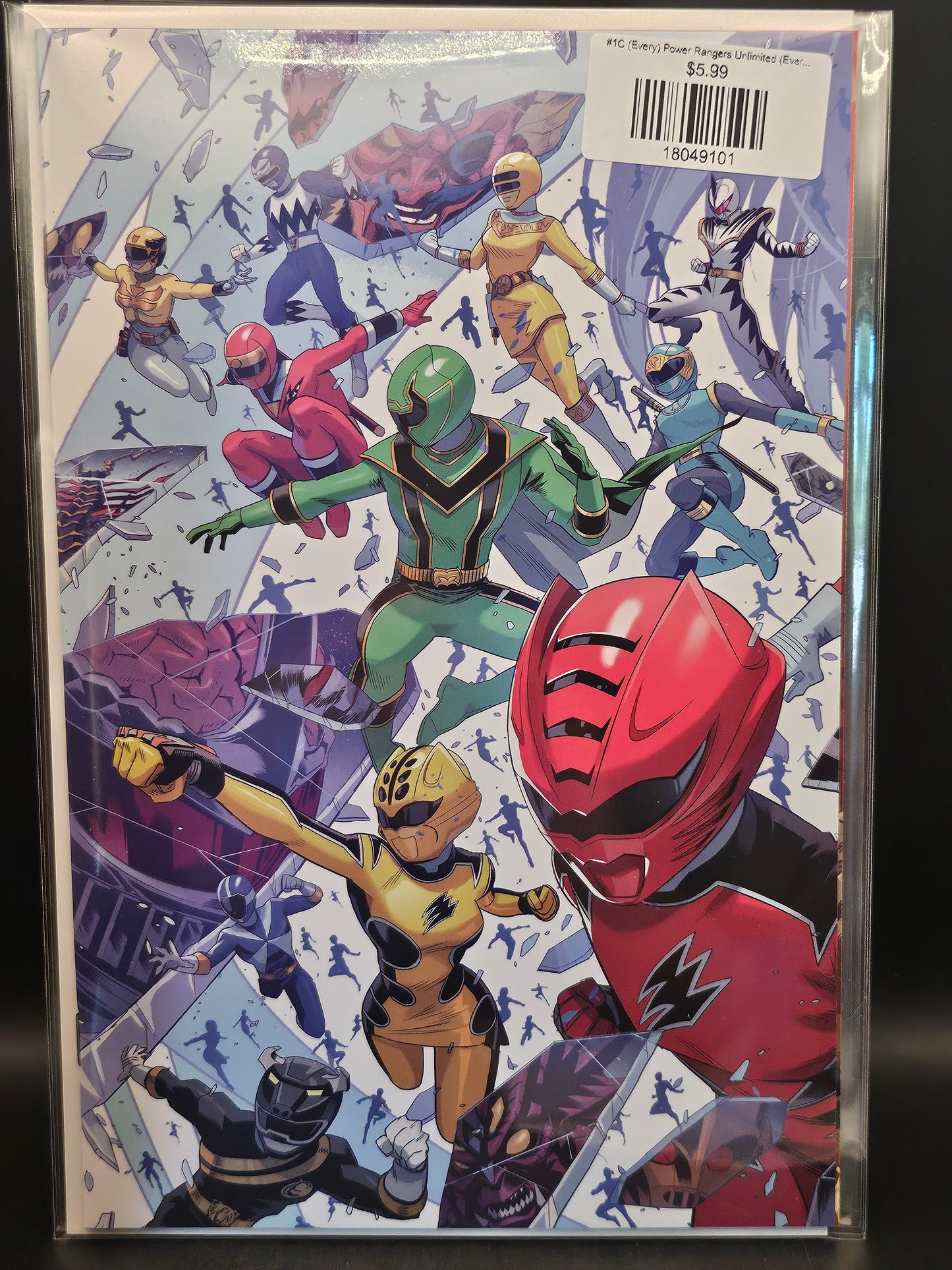 #1C (Every) Power Rangers Unlimited (Every Ranger Ever ardstock onnecting Variant Full Art Zonno)