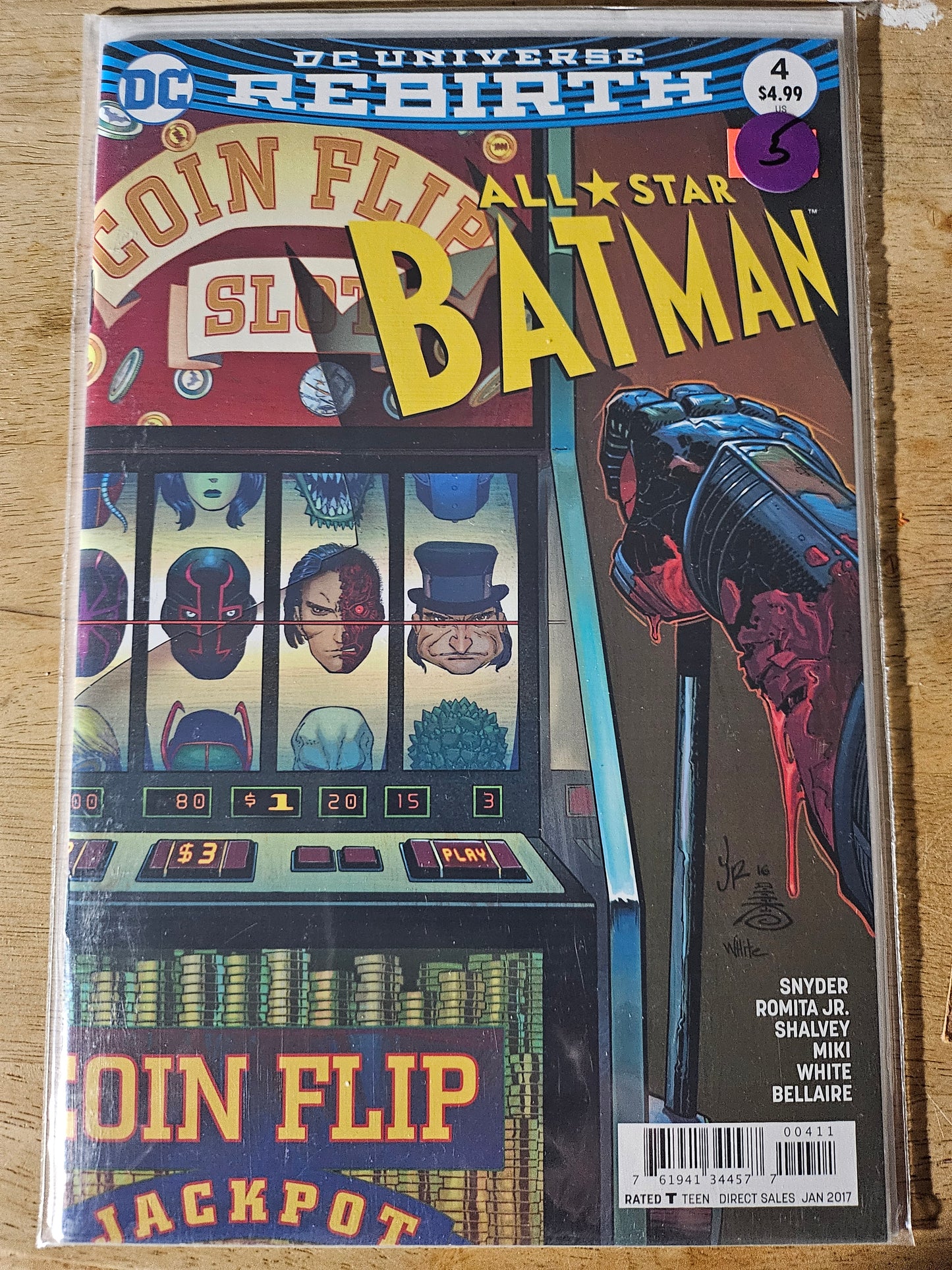 All Star Batman – DC Comics – (2016–2017) – Volume 1 – Limited Series – #4 - Cover A and B