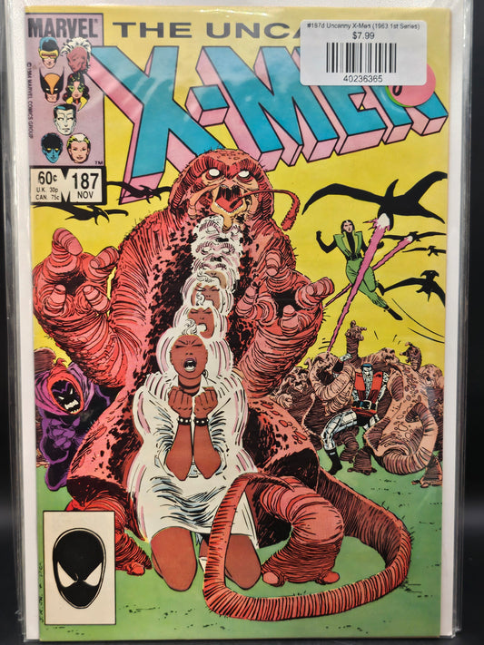 #187d Uncanny X-Men (1963 1st Series)
