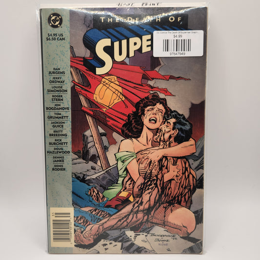 DC Comics The Death Of Superman Graphic Novel TPB