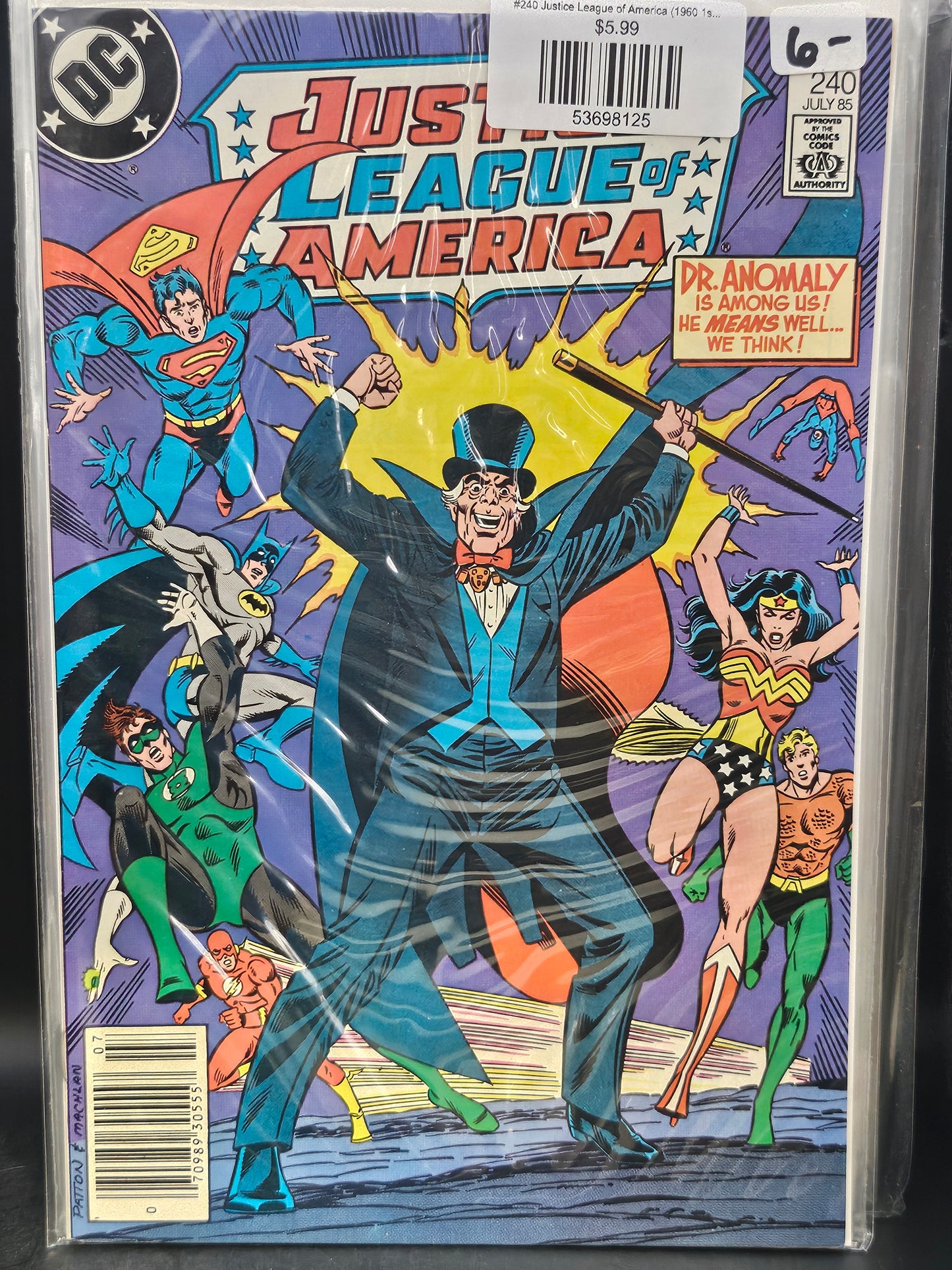 #240 Justice League of America (1960 1st Series)