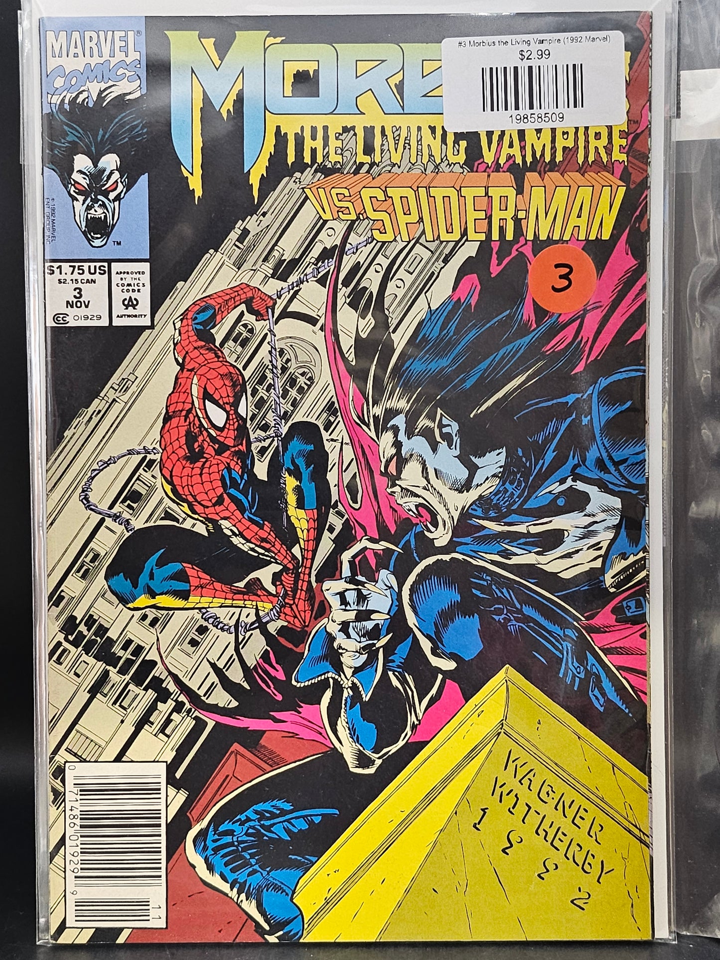 #3 Morbius the Living Vampire (1992 Marvel)