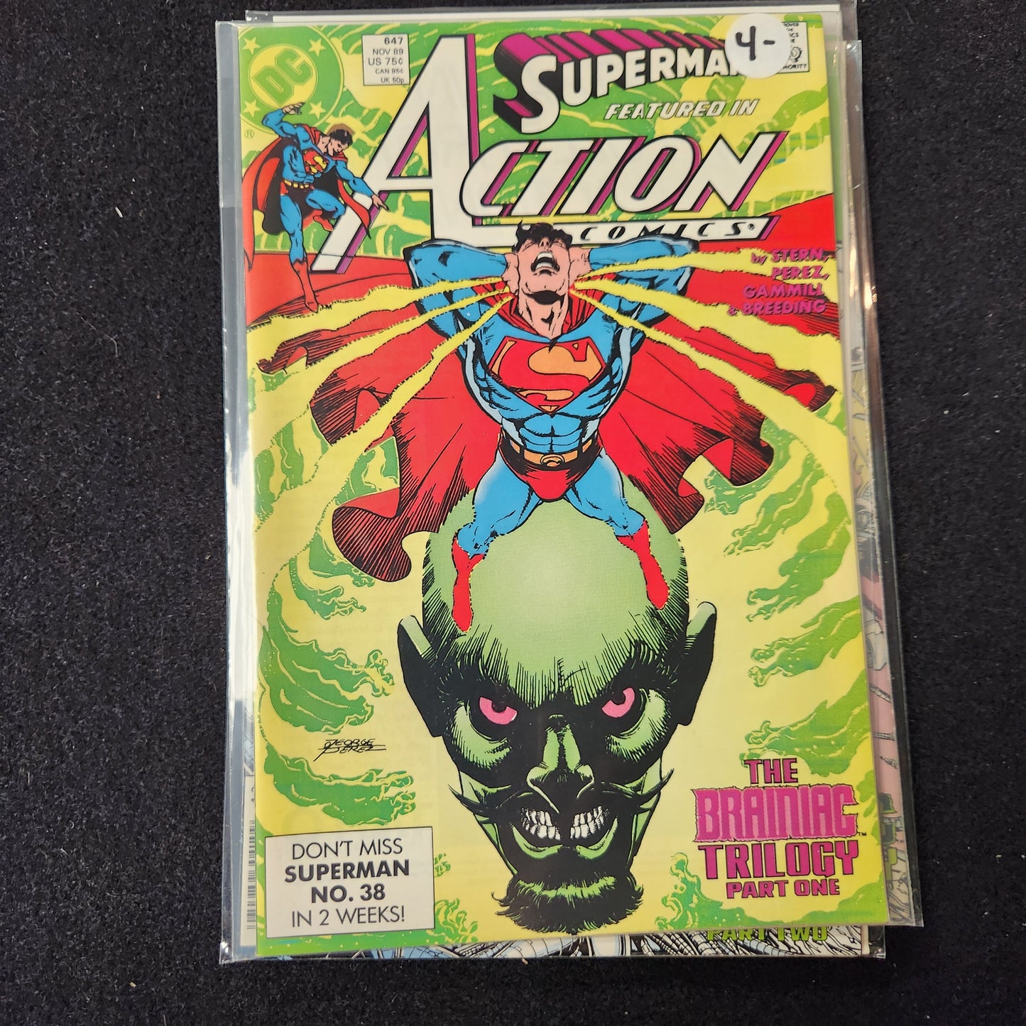 Action Comics #647 - The Brainiac Trilogy Part One (DC 1989)