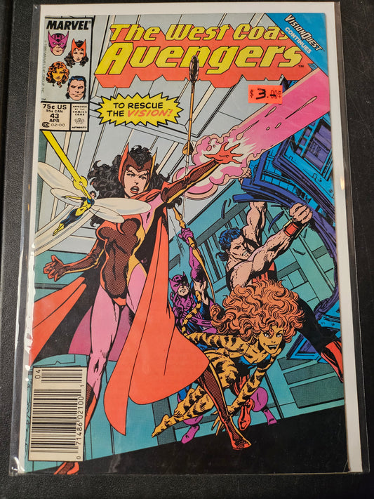 West Coast Avengers – Marvel Comics – (1985–1989) – Volume 2 – #43