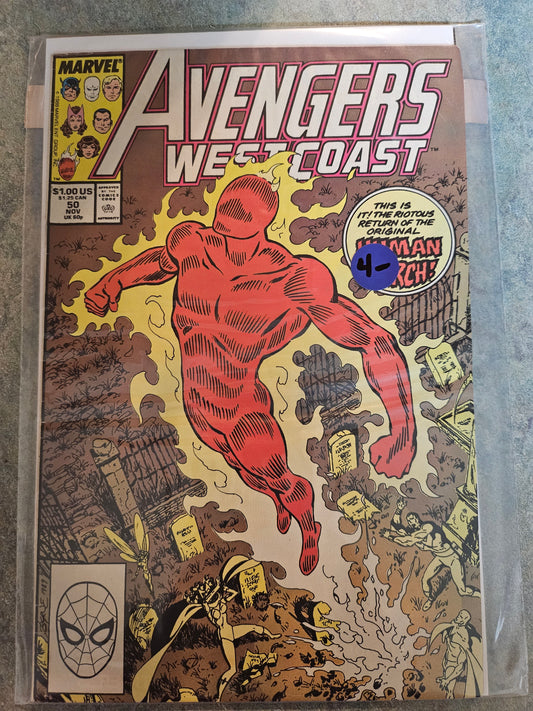 Avengers West Coast – Marvel Comics – (1989–1994) – Volume 1 – #50
