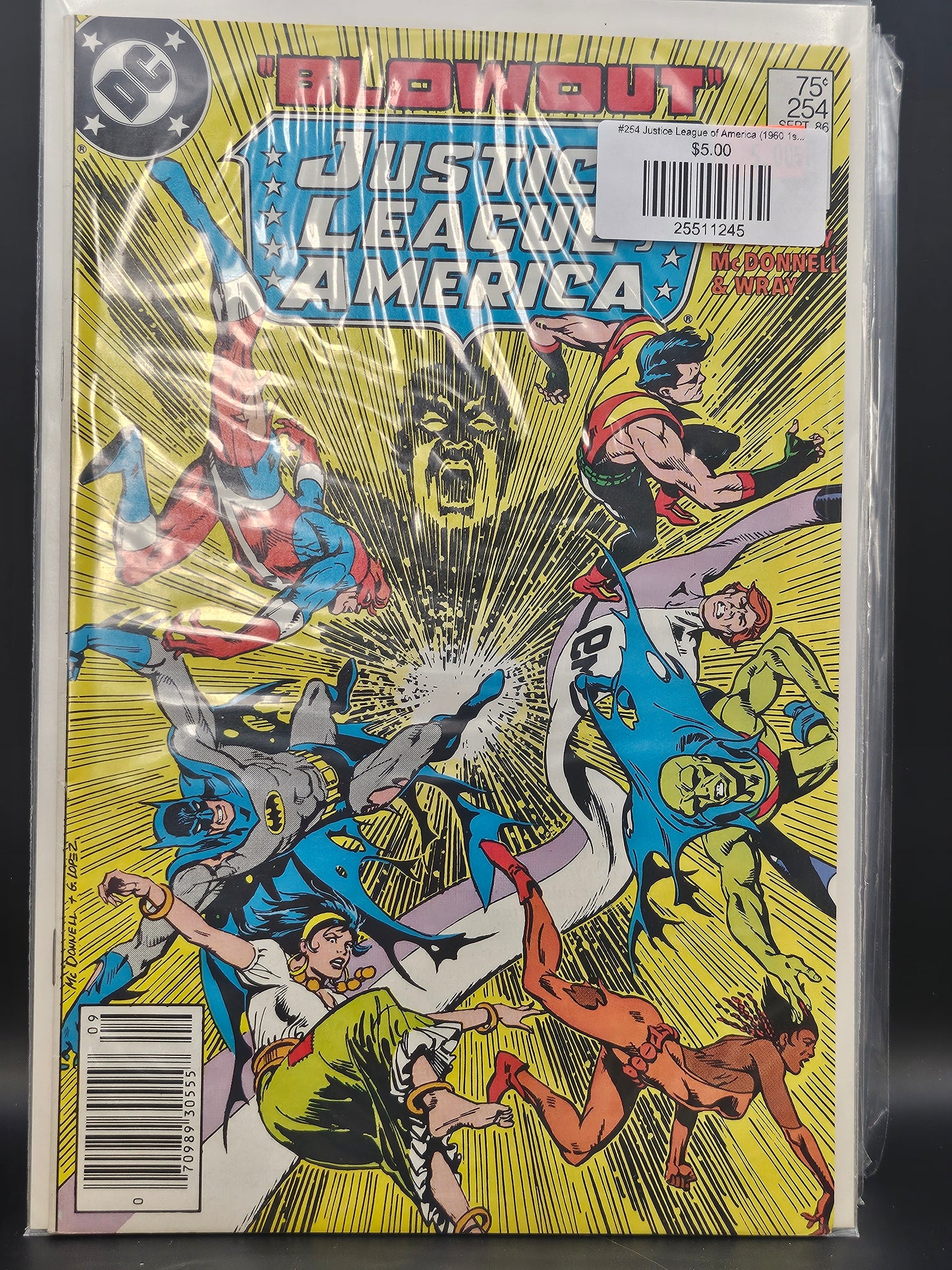 #254 Justice League of America (1960 1st Series)