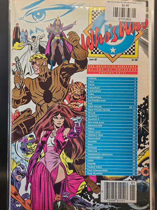 #23 Who's Who The Definitive Directory of the DC Universe (1985)