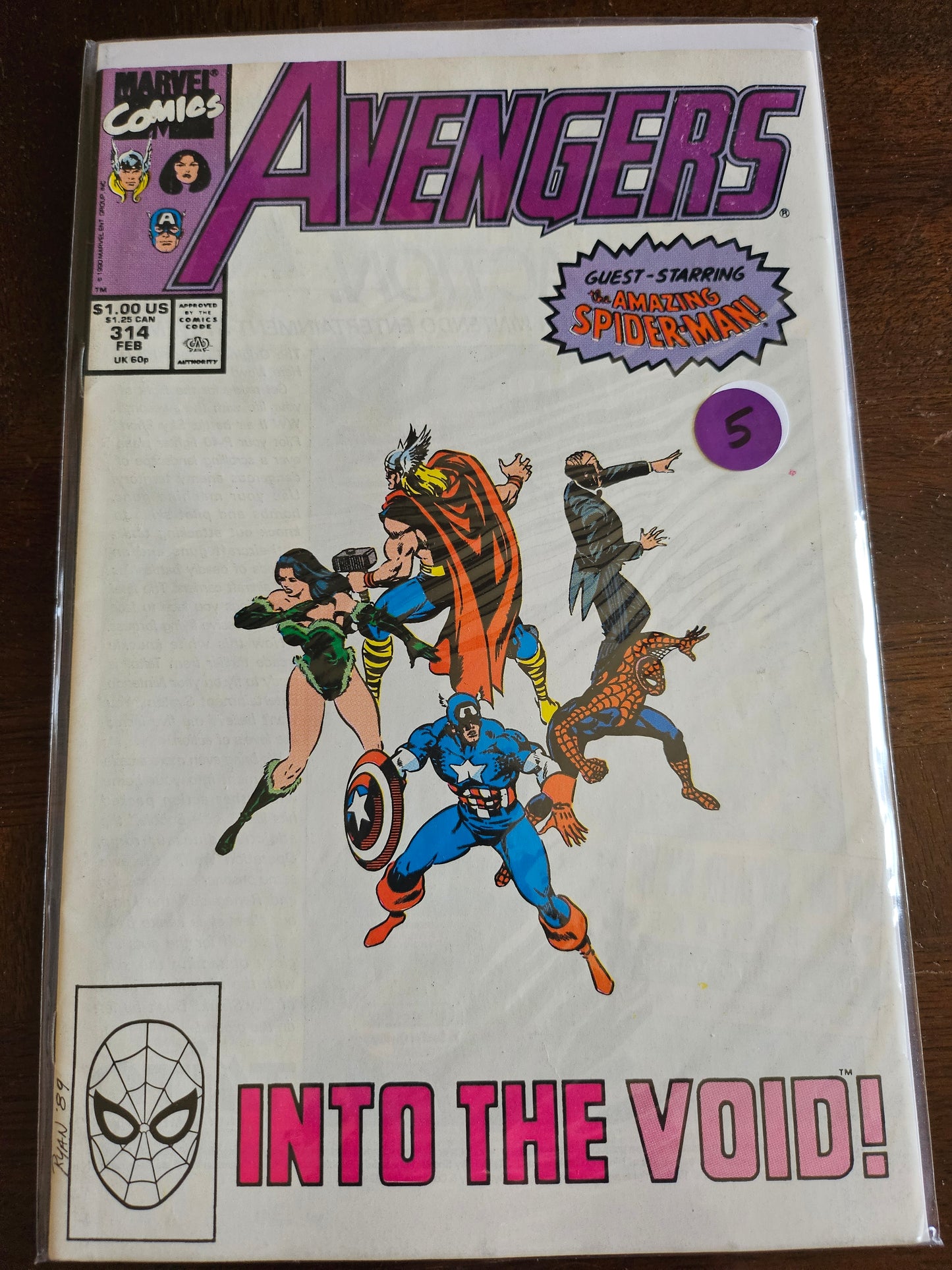 Avengers – Marvel Comics – (1963–1999) – Volume 1 – #314