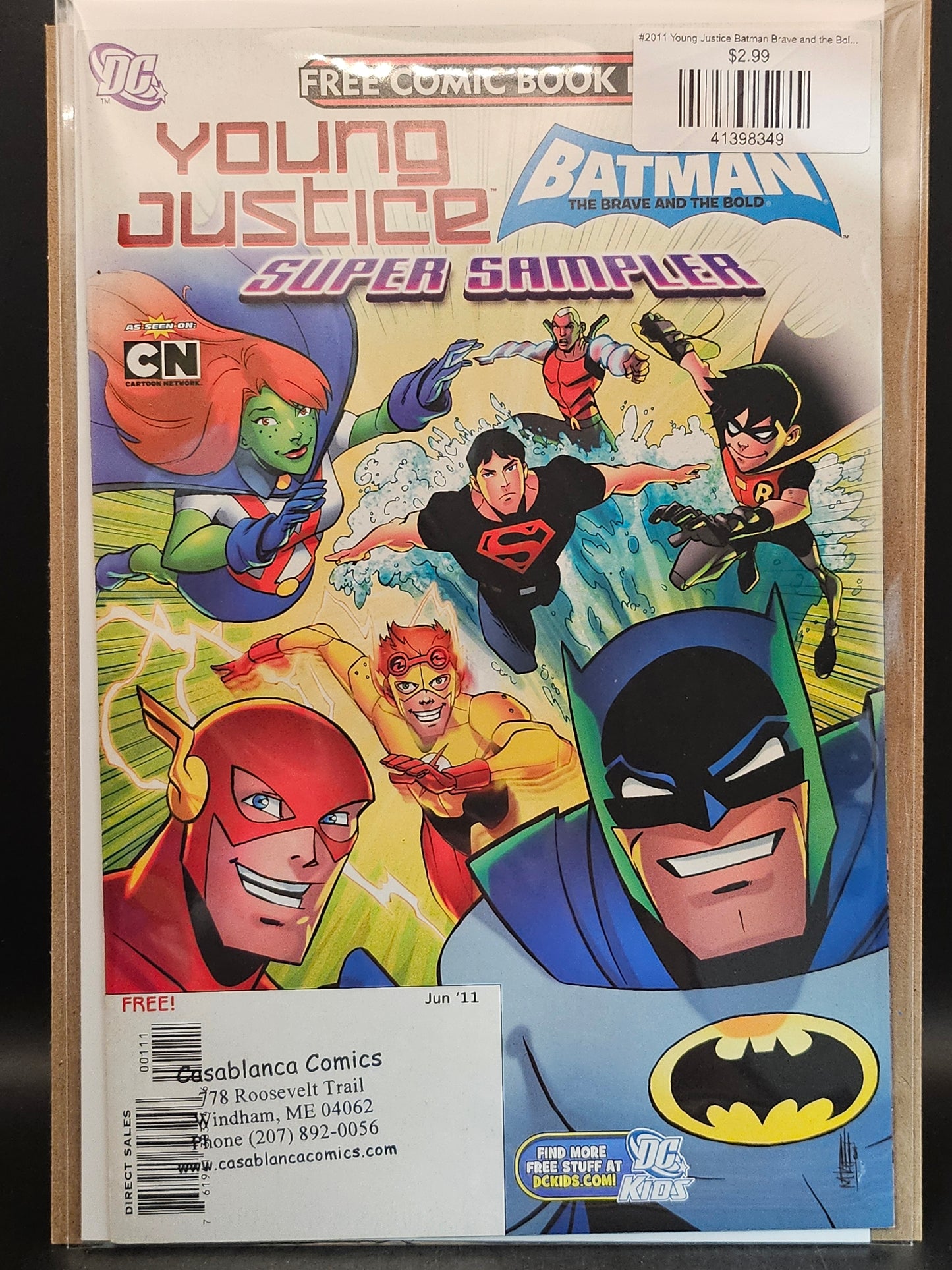 #2011 Young Justice Batman Brave and the Bold (2011) FCBD