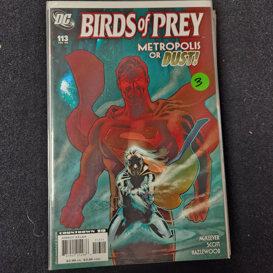 Birds of Prey – DC Comics – (1999–2009) – Volume 1 – #113