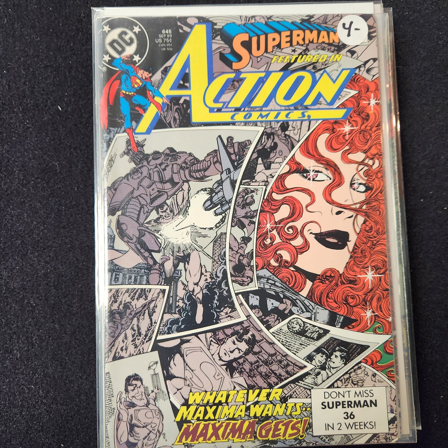 Action Comics #645 - First Appearance of Maxima (DC 1989)