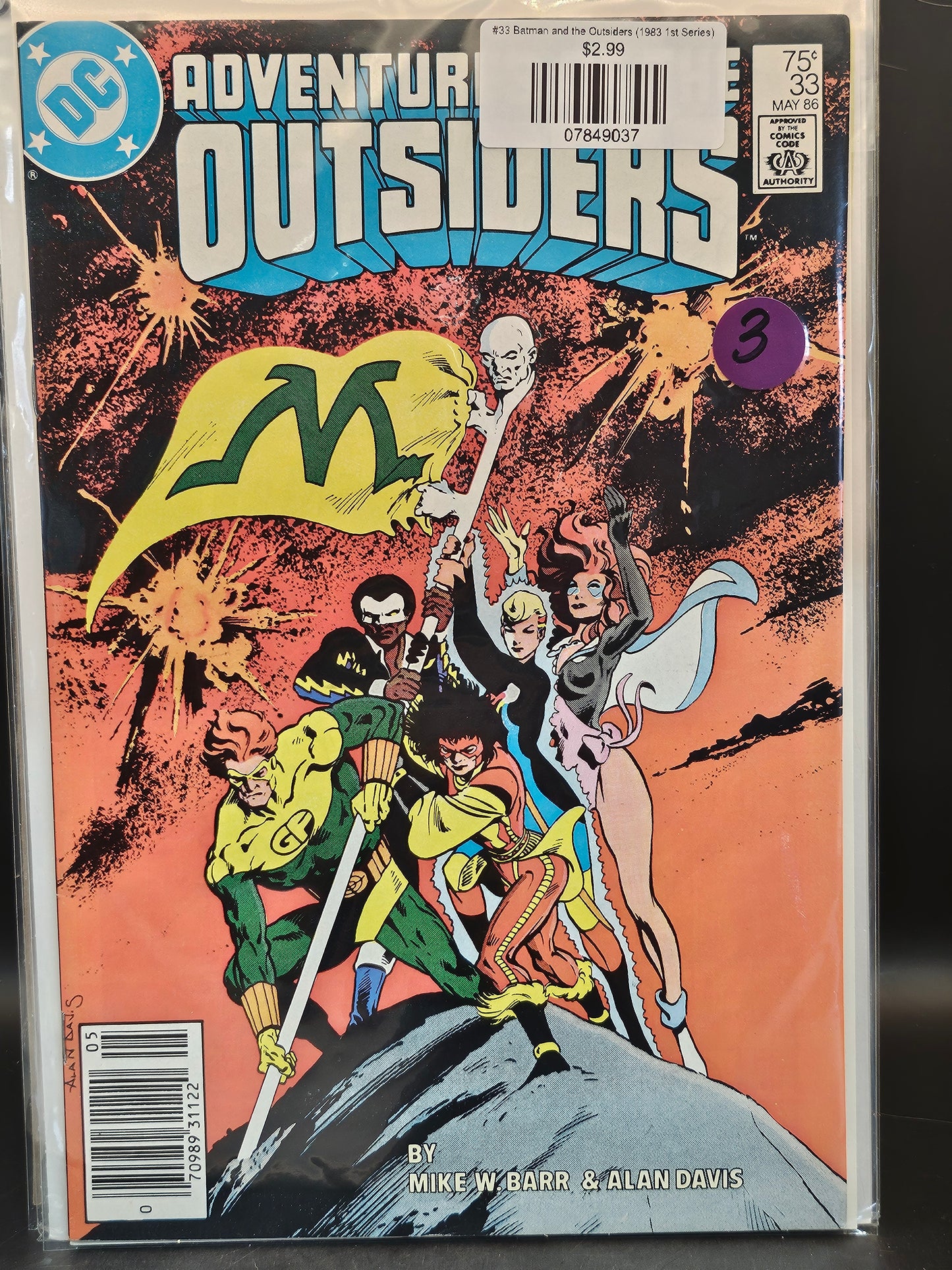 #33 Batman and the Outsiders (1983 1st Series)