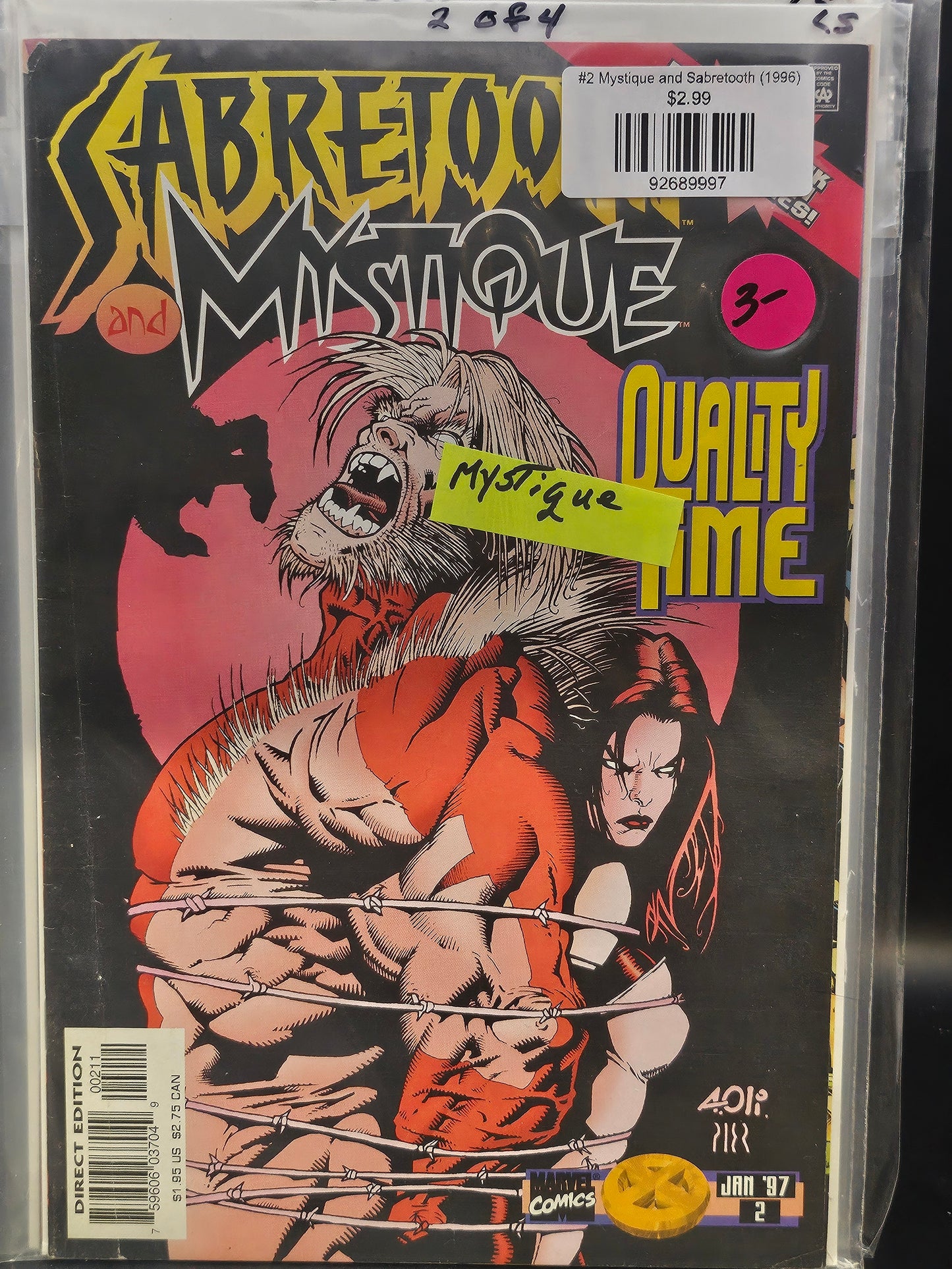#2 Mystique and Sabretooth (1996)