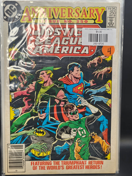#250 Justice League of America (1960 1st Series)
