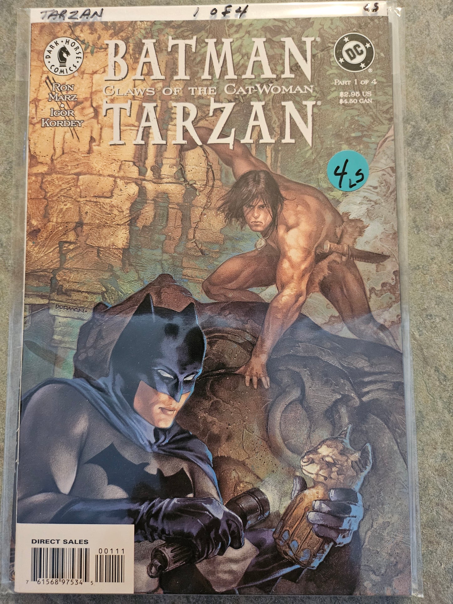 Batman / Tarzan: Claws of the Catwoman – DC / Dark Horse – (1999) – Volume 1 – Limited Series – #1 of 4