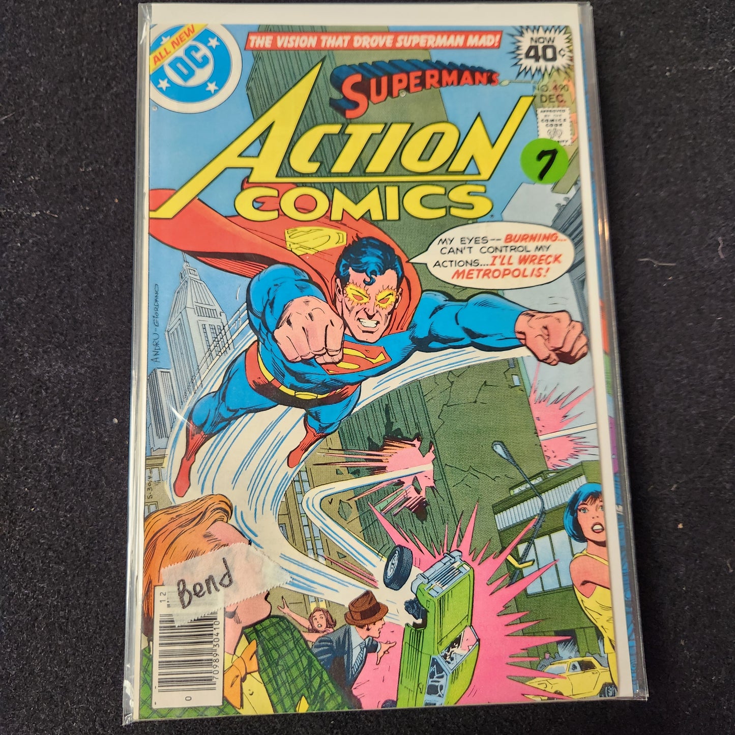 Action Comics #490 - Ill Wreck Metropolis (DC 1978)