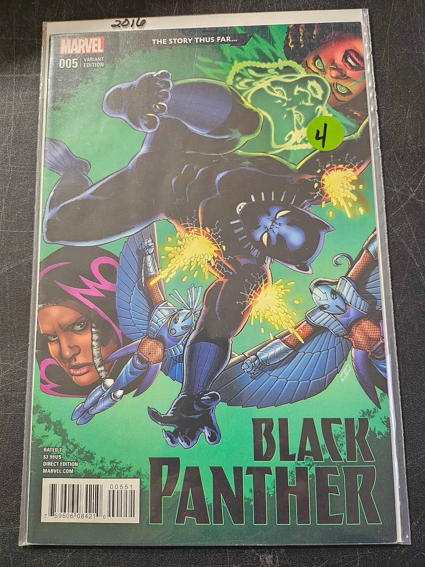 Black Panther – Marvel Comics – (2016–2018) – Volume 6 - #5 - Cover 12 - Cover L - Story Thus Far Variant