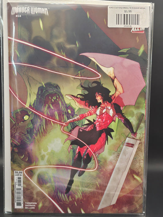 #24D (Carmine) ABSOLUTE WONDER WOMAN (CARMINE DI GIANDOMENICO CARD STOCK VAR)