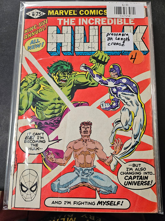#10dAnnual Incredible Hulk (1962 Marvel 1st Series)