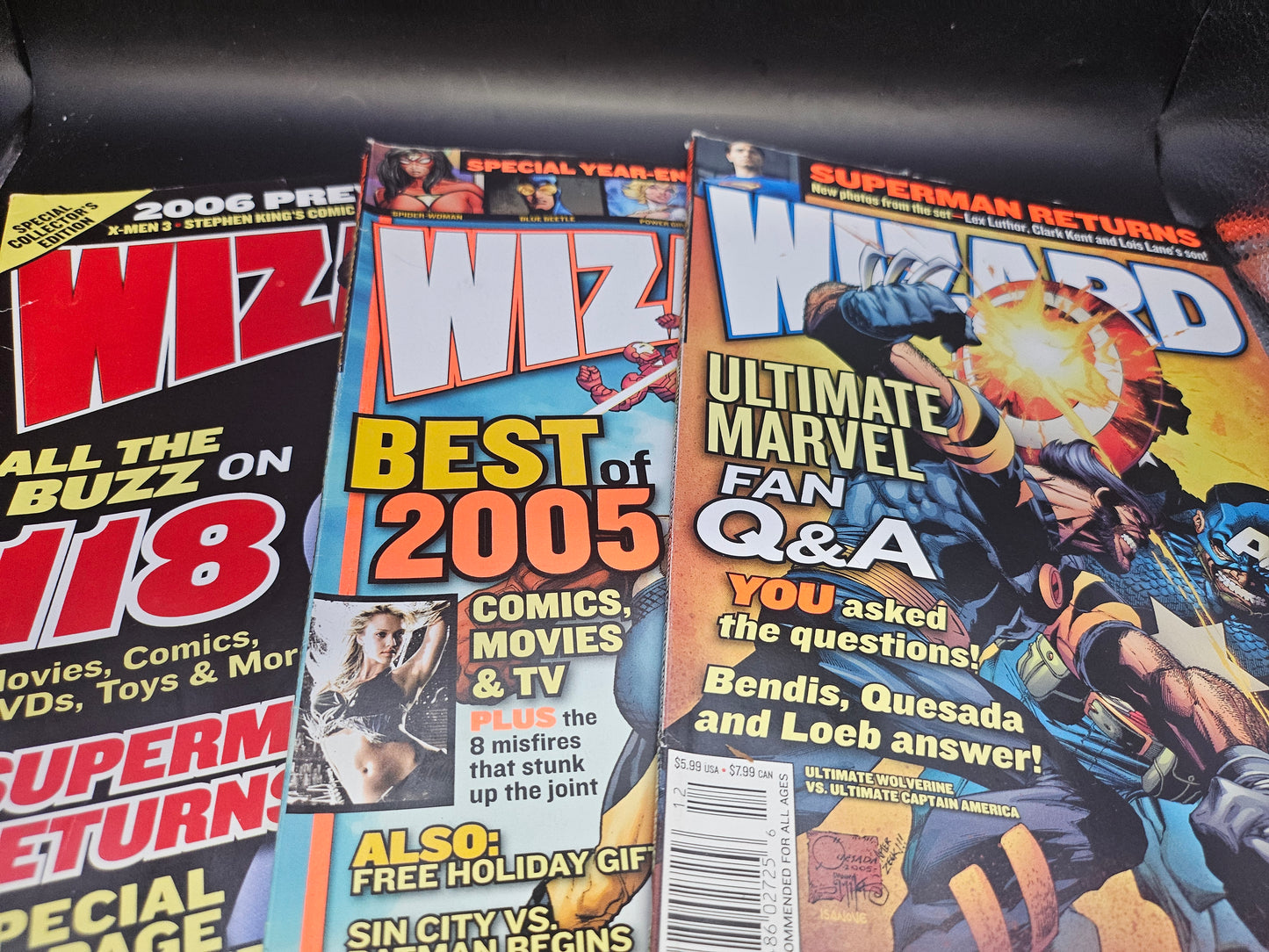 Wizard Magazines #160 161 162 163 164 165 166 167 168 170 171 172 176 177