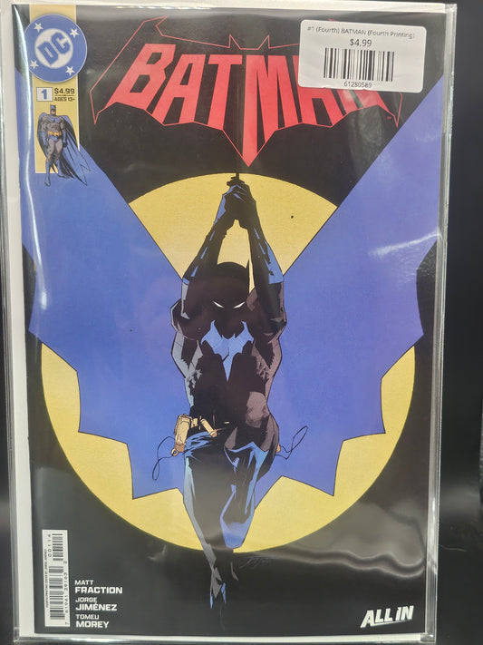 #1 (Fourth) BATMAN (Fourth Printing)