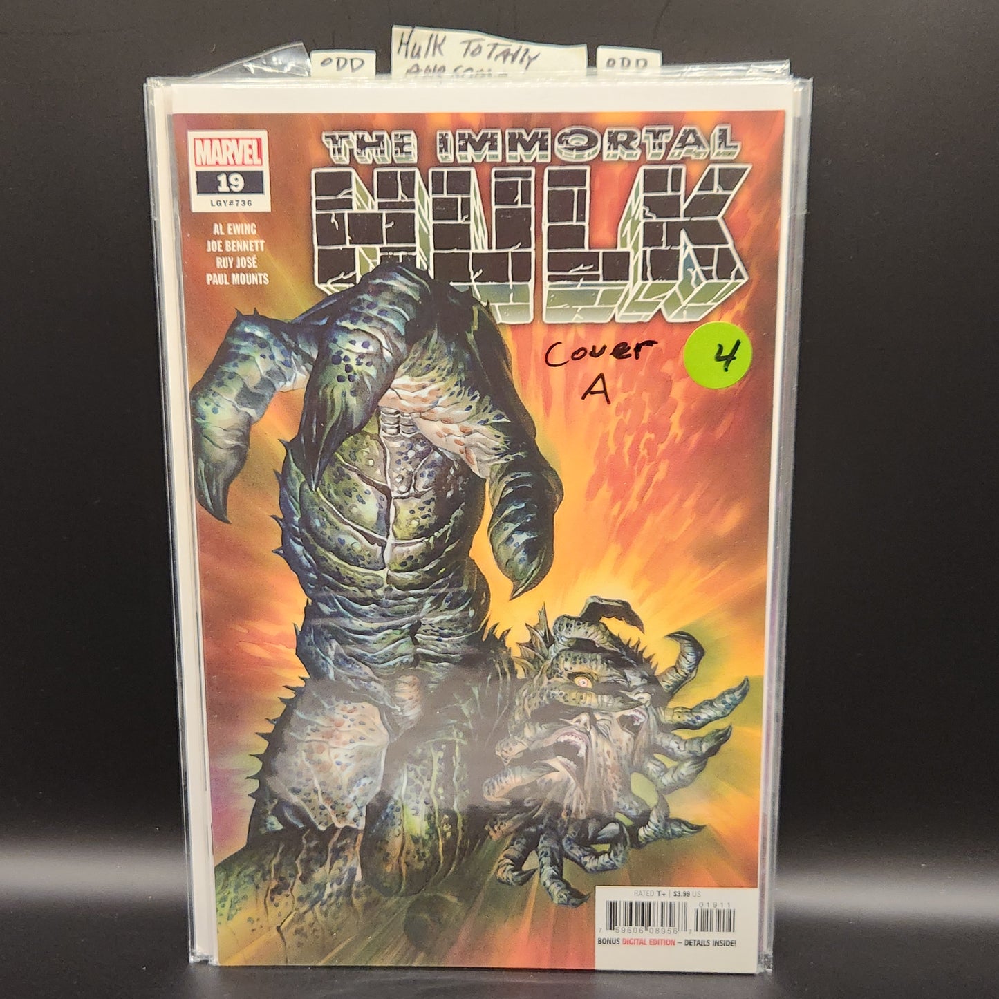 #19A Immortal Hulk (2018 Marvel)