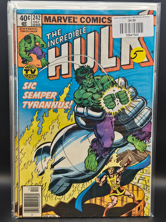 #242n Incredible Hulk (1962 Marvel 1st Series)