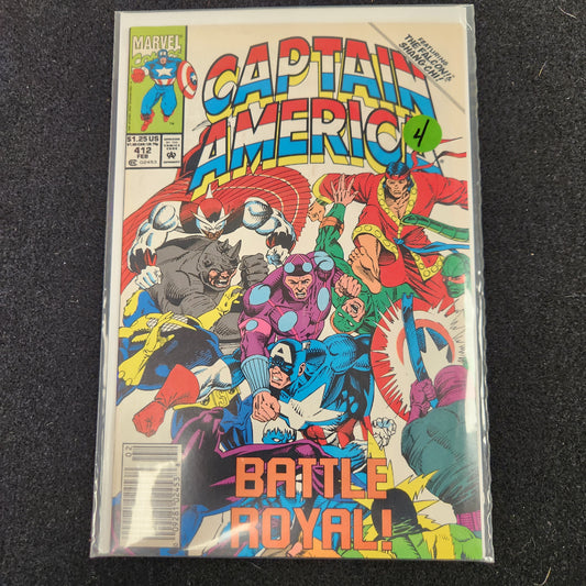 Captain America – Marvel – 1968–1996 – Volume 1 – Ongoing Series – #412