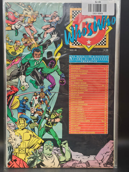#9 Who's Who The Definitive Directory of the DC Universe (1985)
