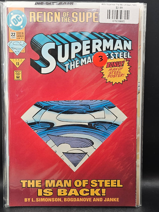 #22d Superman The Man of Steel (1991)