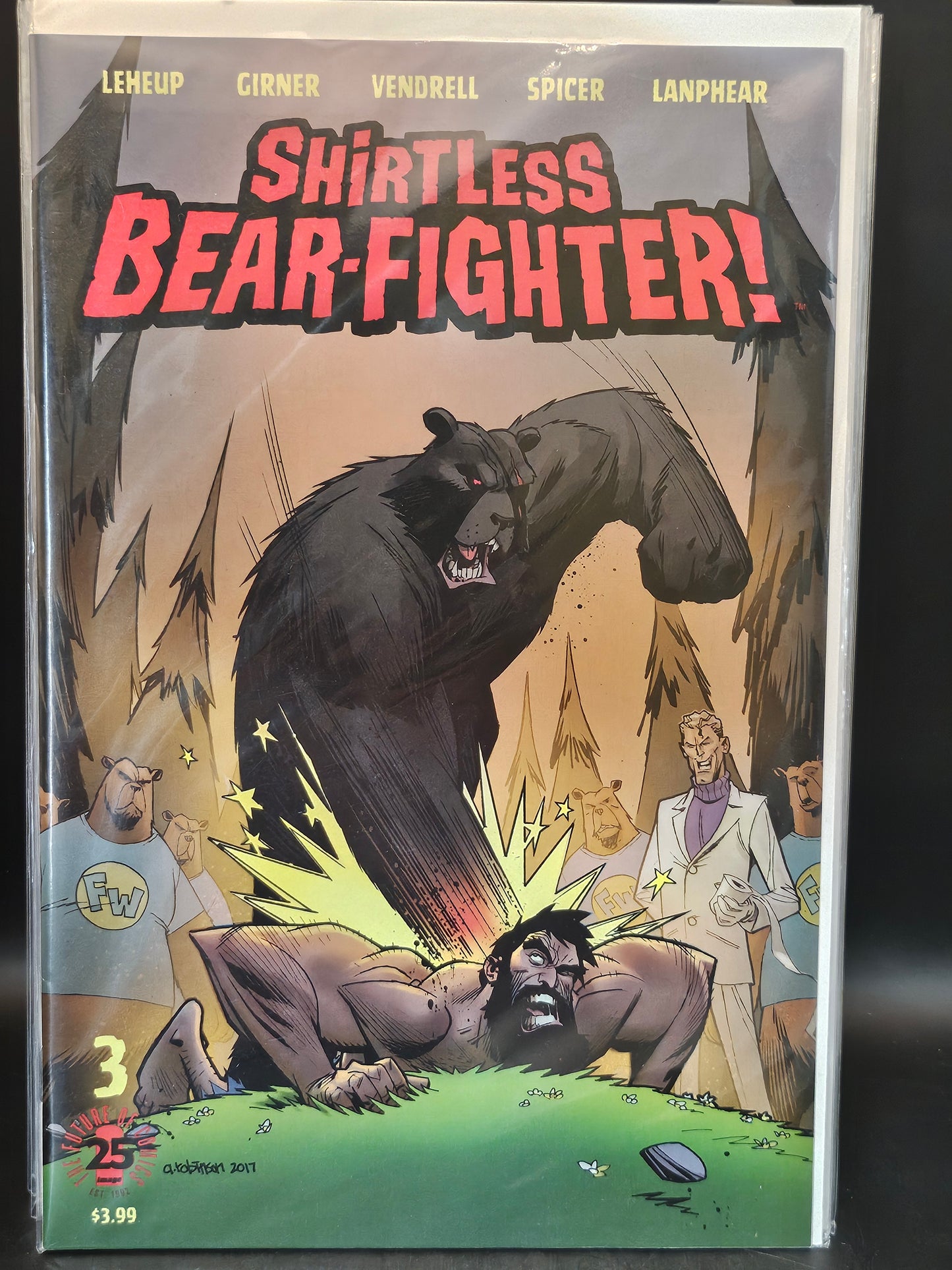 #1-5 Shirtless Bear-Fighter (2017 Image)