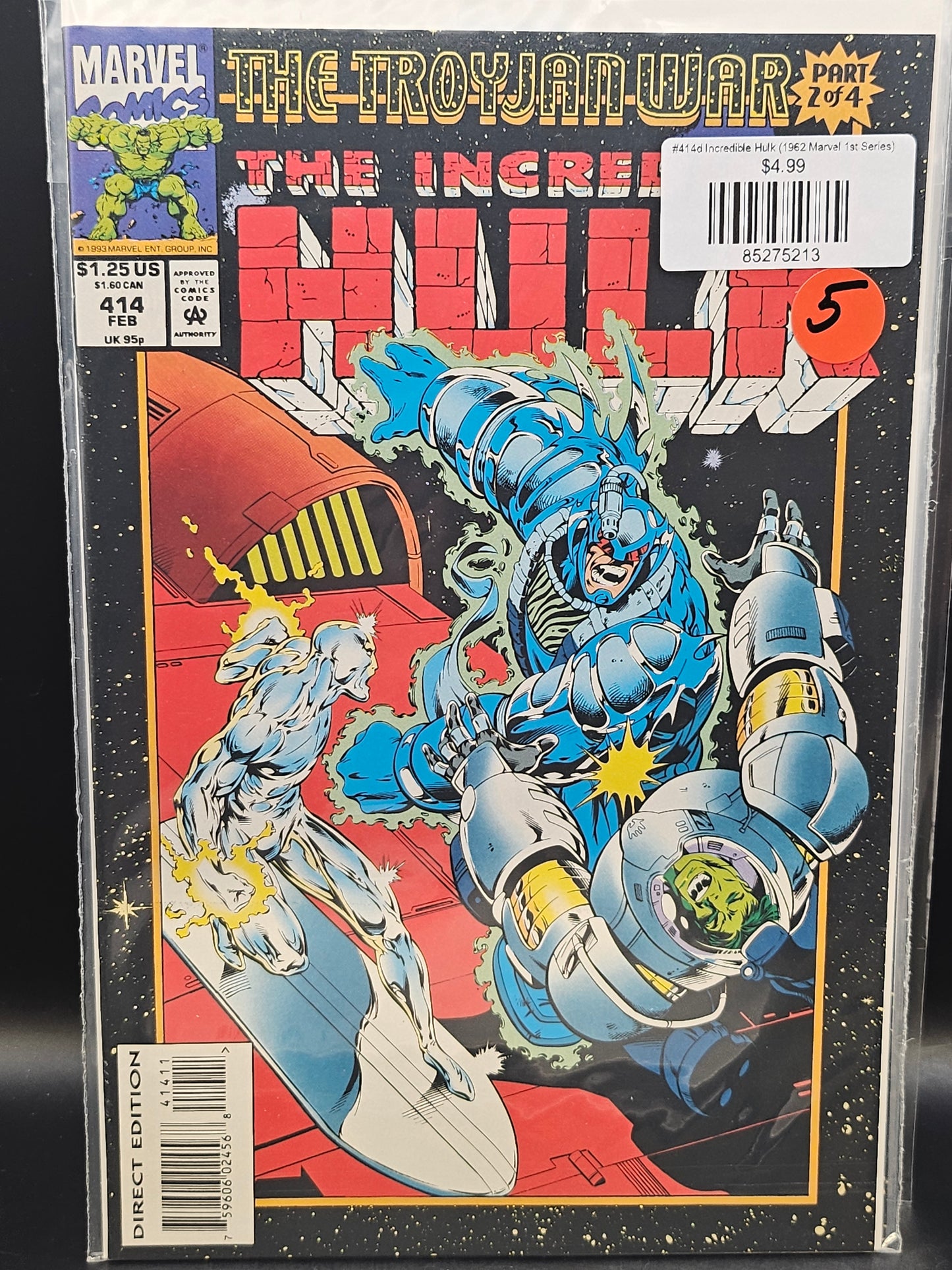 #414d Incredible Hulk (1962 Marvel 1st Series)
