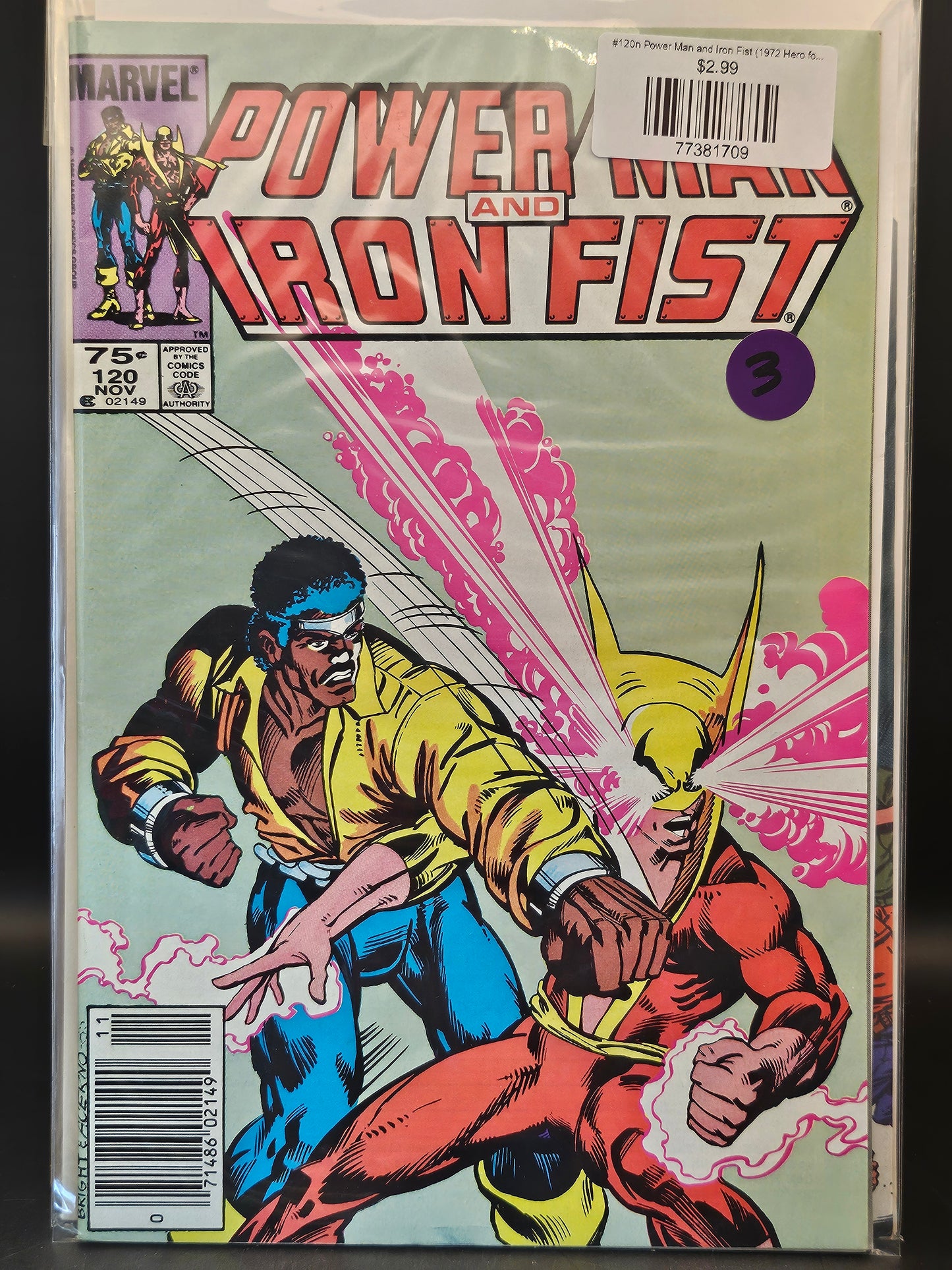 #120n Power Man and Iron Fist (1972 Hero for Hire)