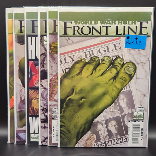#1-6 Complete Set World War Hulk Frontline (2007)
