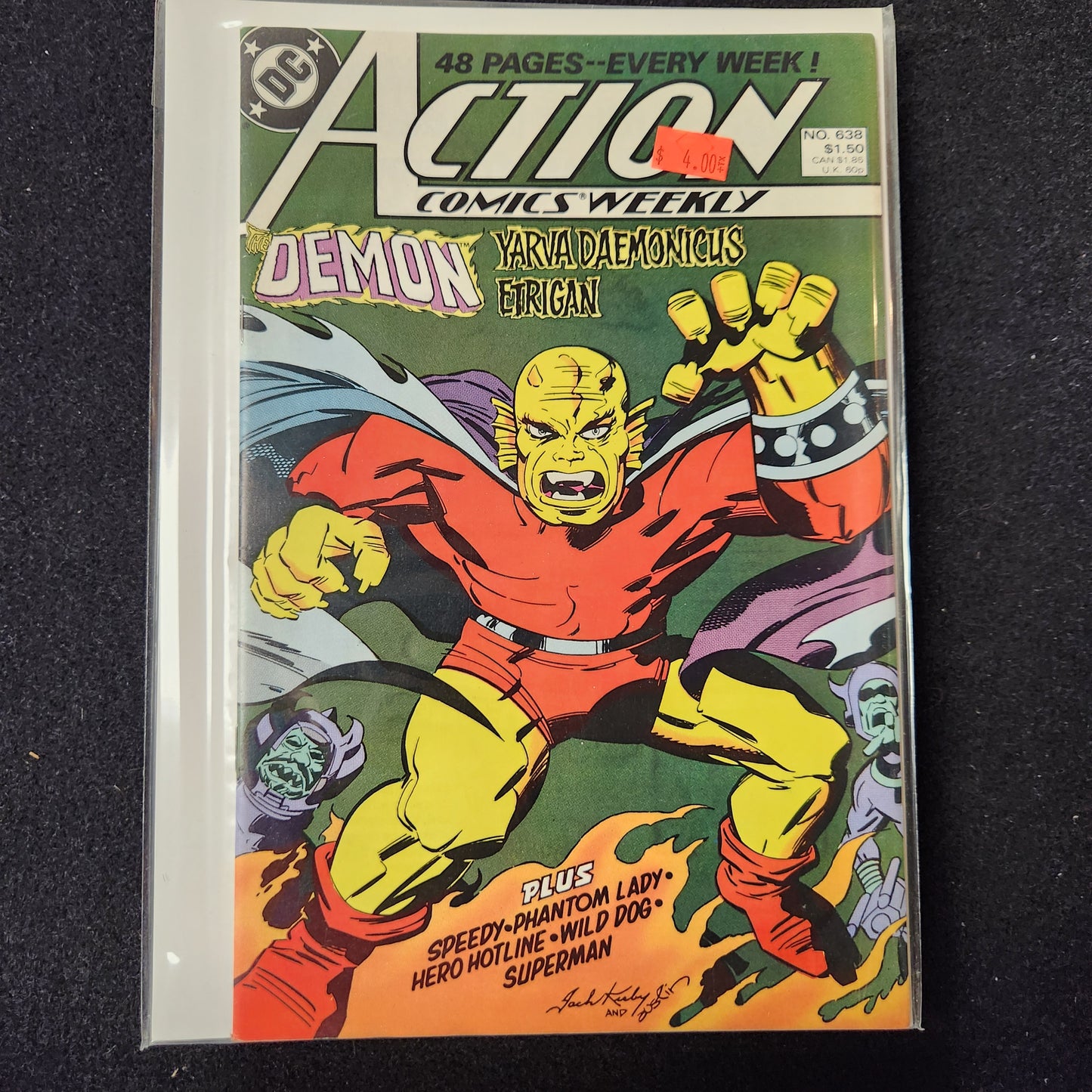 Action Comics #638 - Featuring The Demon (DC 1989)