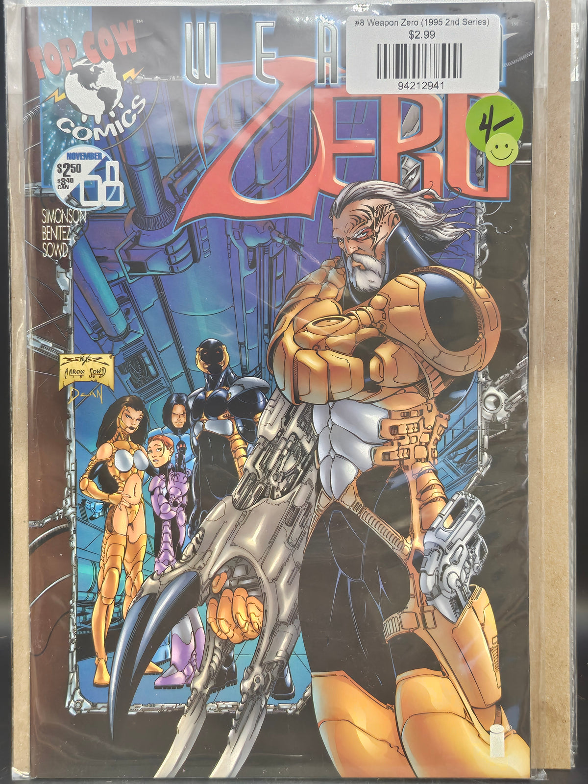 #8 Weapon Zero (1995 2nd Series)