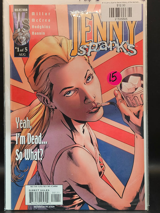 #1-5 Jenny Sparks Secret History of the Authority (2000) #1-5