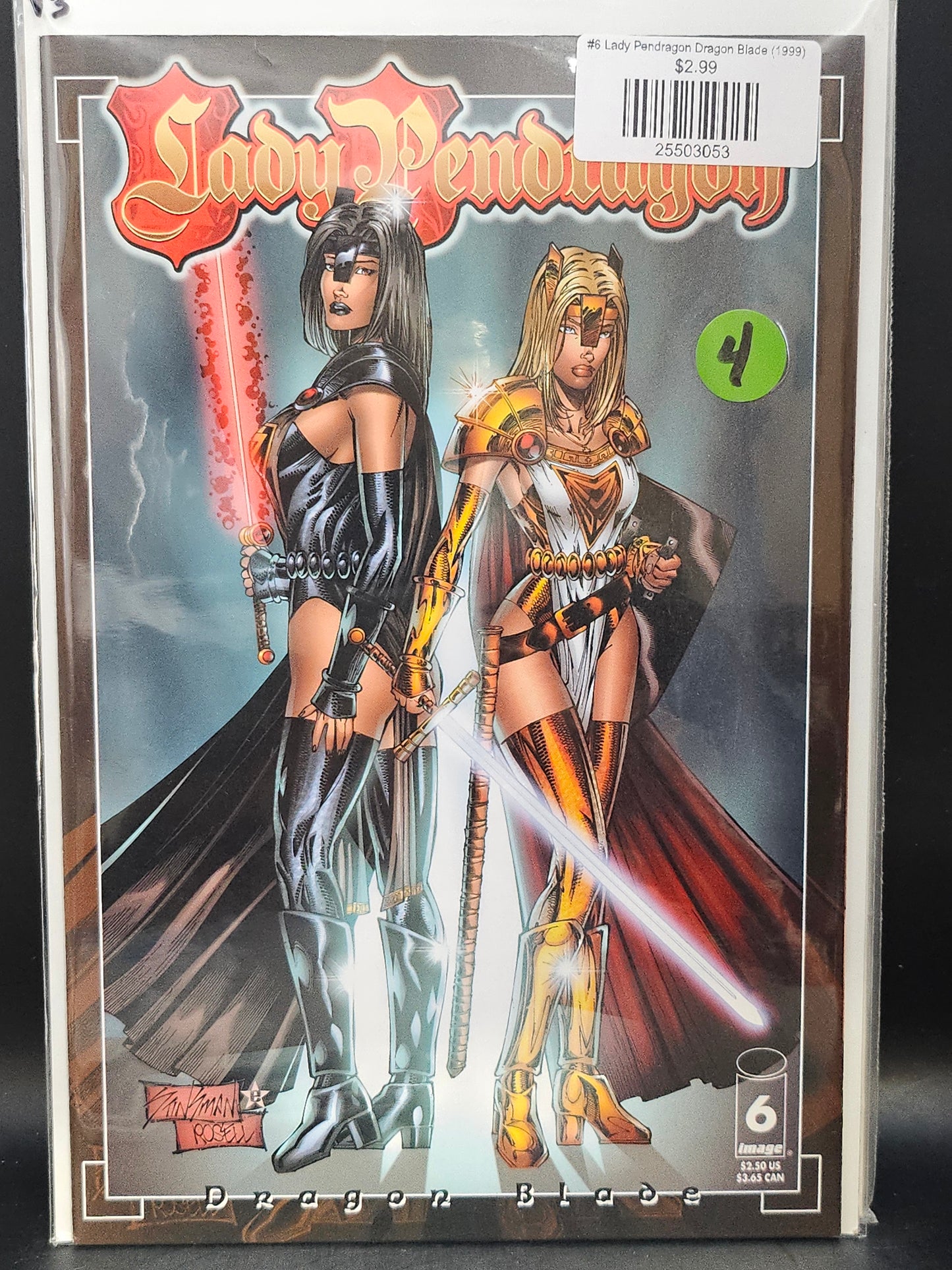 #6 Lady Pendragon Dragon Blade (1999)