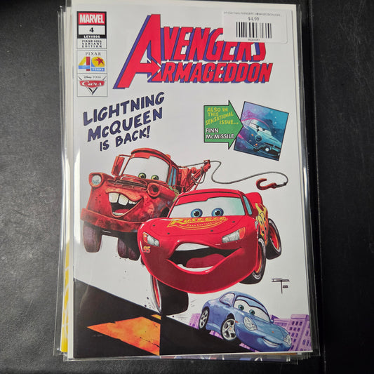 #4 (German) AVENGERS: ARMAGEDDON (GERMAN PERALTA PIXAR 40TH VARIANT)