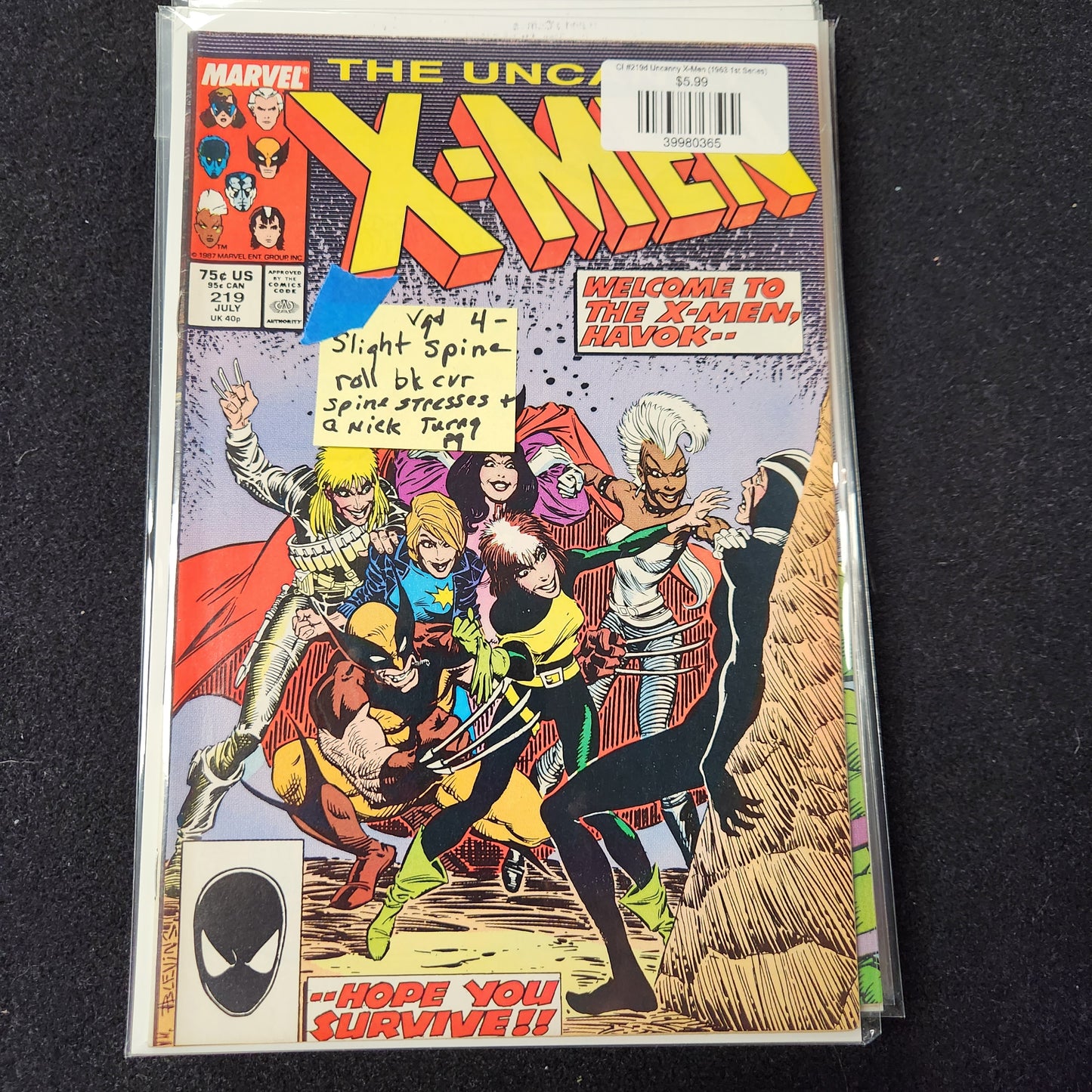 CI #219d Uncanny X-Men (1963 1st Series)