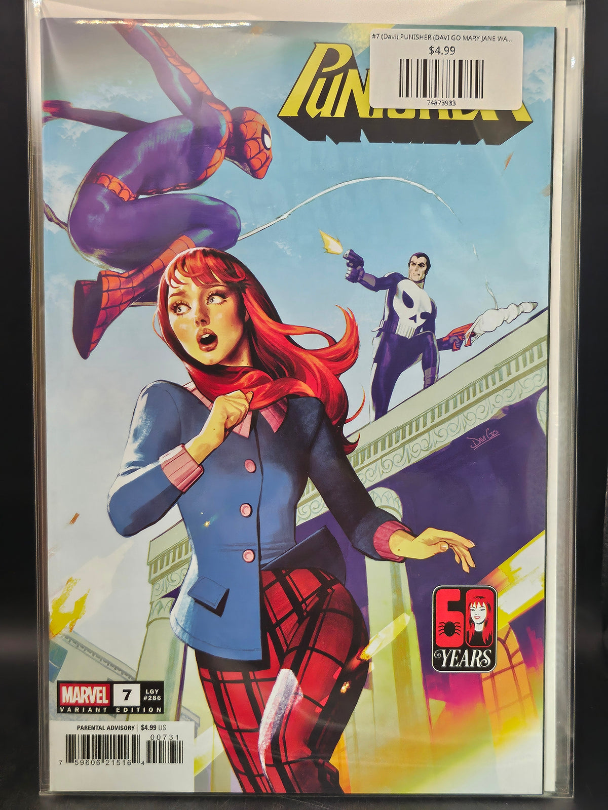 #7 (Davi) PUNISHER (DAVI GO MARY JANE WATSON VARIANT)