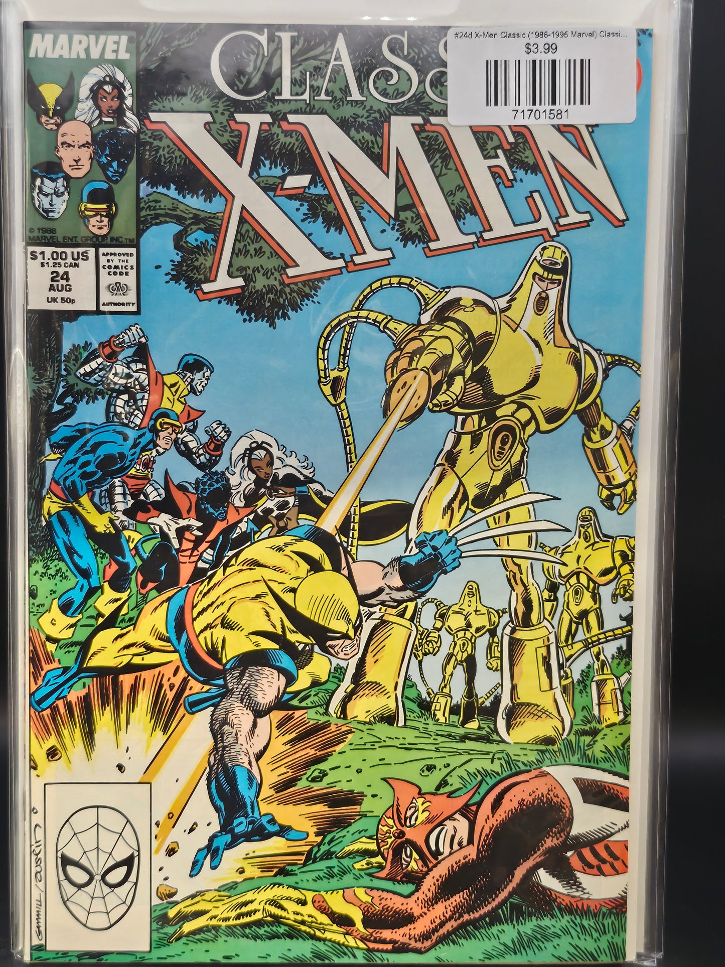 #24d X-Men Classic (1986-1995 Marvel) Classic X-Men
