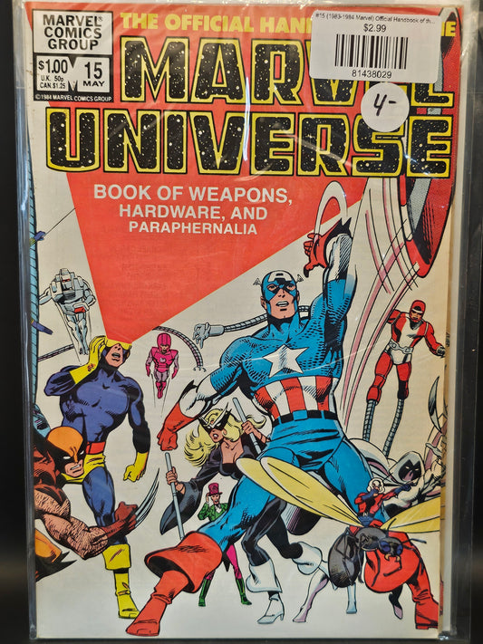 #15 (1983-1984 Marvel) Official Handbook of the Marvel Universe