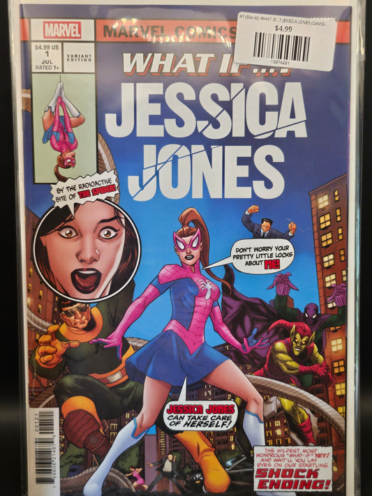 #1 (David) WHAT IF...? JESSICA JONES (DAVID MESSINA HOMAGE VARIANT)